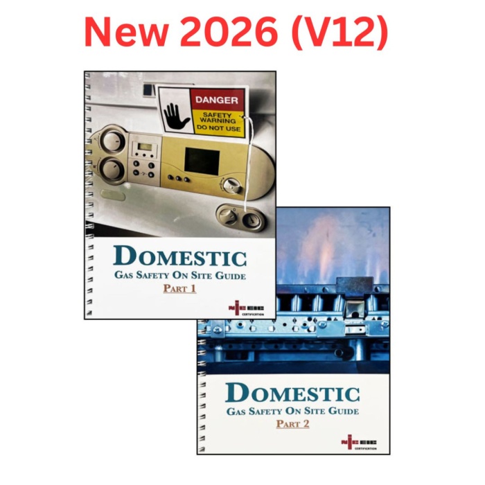NICEIC Domestic Gas On-Site Guide Part 1 & 2 (2026 - V12)