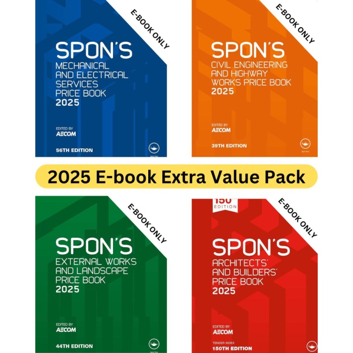 Spon's Price Guides 2025 - E-Book Only - Extra Value Pack