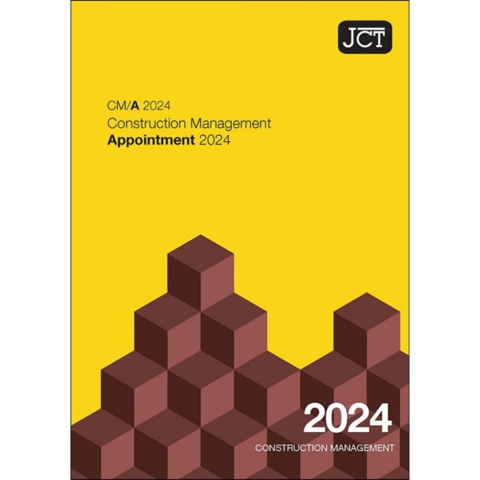 JCT Construction Management Appointment 2024 (CM/A)